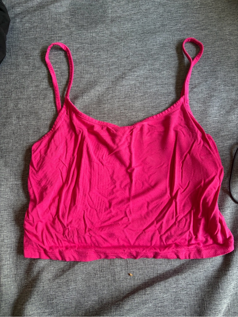 SHEIN Bright Hot Pink Spaghetti Strap Top